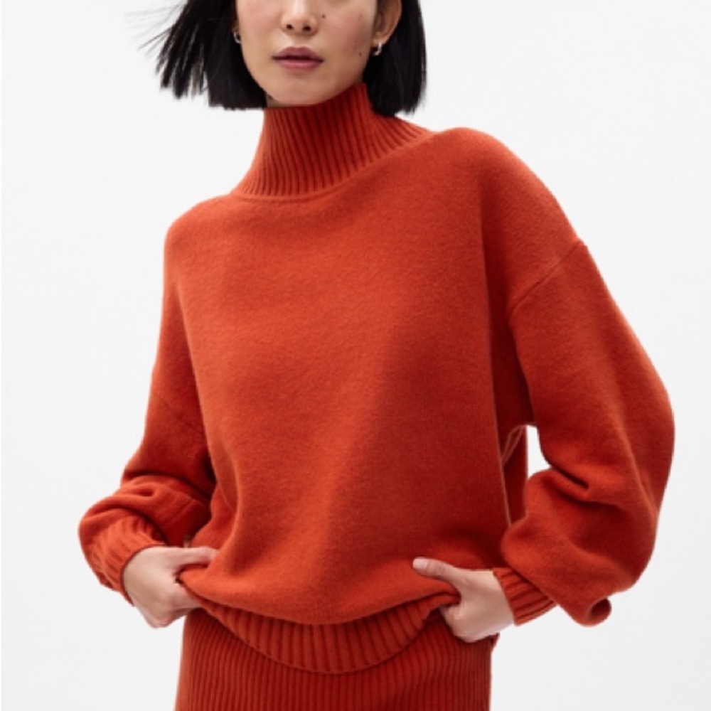 Gap CashSoft Cashmere-like Mock Neck Sweater